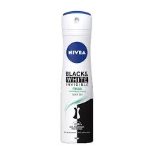 Nivea Black & White Invisible Fresh Anti - Perspirant Deodorant Spray - 150ml - ShopXonline