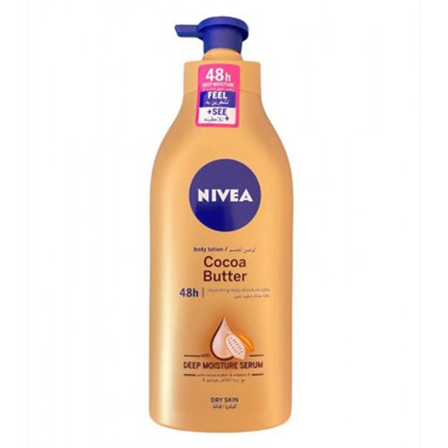 Nivea Cocoa Butter Body Lotion Dry Skin 48h - 400ml - ShopXonline