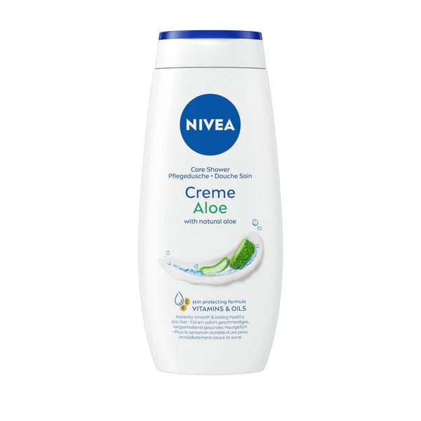 Nivea Cream Aloe Shower Care Body Wash 250ml - ShopXonline