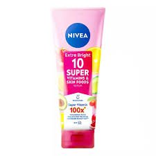 Nivea Extra Bright 10 Super Vitamins & Skin Foods Serum Spf 15 - 180ml - ShopXonline