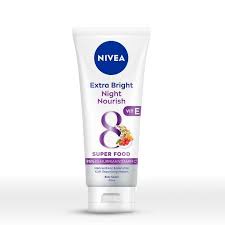 Nivea Extra Bright Night Nourish Vit E Body Serum - 180ml - ShopXonline