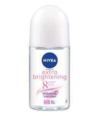 NIVEA Extra Brightening Deodorant 8 Superfood Roll On 50ml - ShopXonline