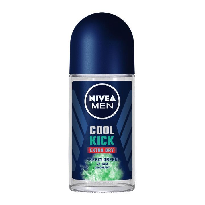 Nivea Men Cool Kick Freezy Green Deodorant Roll On - 50ml - ShopXonline