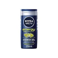 Nivea Men Energy 24H Fresh Effect Shower Gel – 250ml - ShopXonline