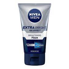 Nivea Men Extra Bright 10x Effect Brightening Foam - 100g - ShopXonline