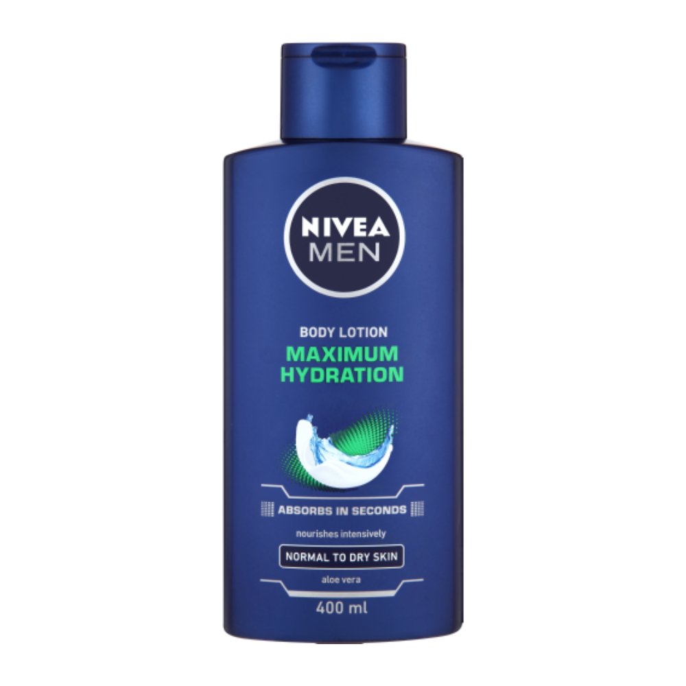 Nivea Men Maximum Hydration Aloe Vera Body Lotion - 400ml - ShopXonline