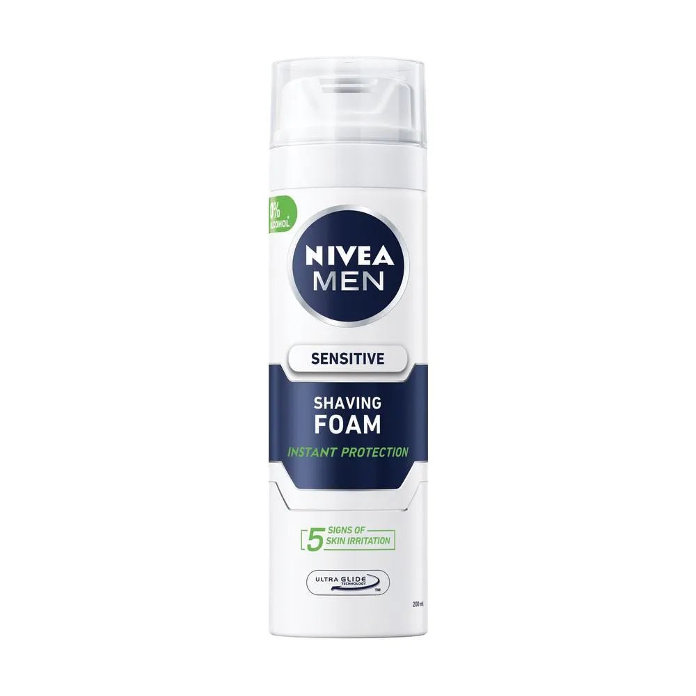 Nivea Men Sensitive Shaving Foam - 200ml - ShopXonline