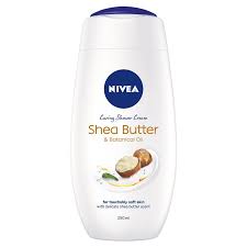 Nivea shea butter and botanical oil shower cream 250ml - ShopXonline