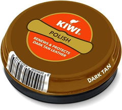 Kiwi Shoe Polish- Dark Tan 23g