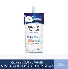 Olay Natural Aura Light Night 2 - in - 1 Facial Cream Sachet - 7.5g - ShopXonline