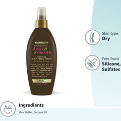 OGX Shea Soft Smooth Body Milk Spray 200ml