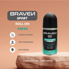 Braven Men Fresh Roll on 50ml