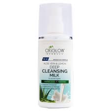Oxyglow Aloe Vera & Lemon Deep Cleansing Milk 120ml - ShopXonline