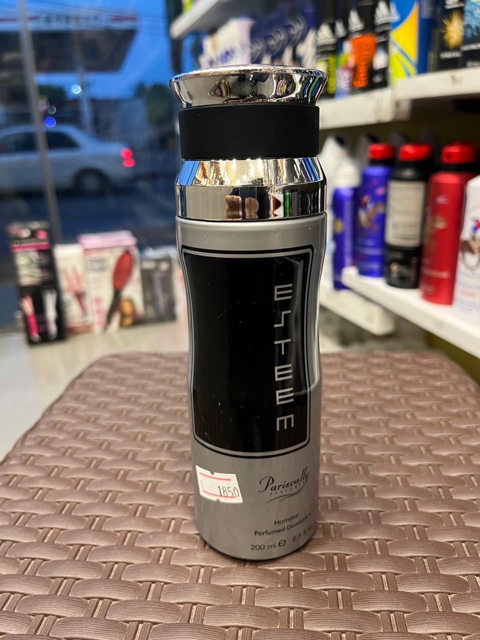 Parisvally Perfumes Esteem Black Homme Perfumed Deodorant Spray - 200ml - ShopXonline