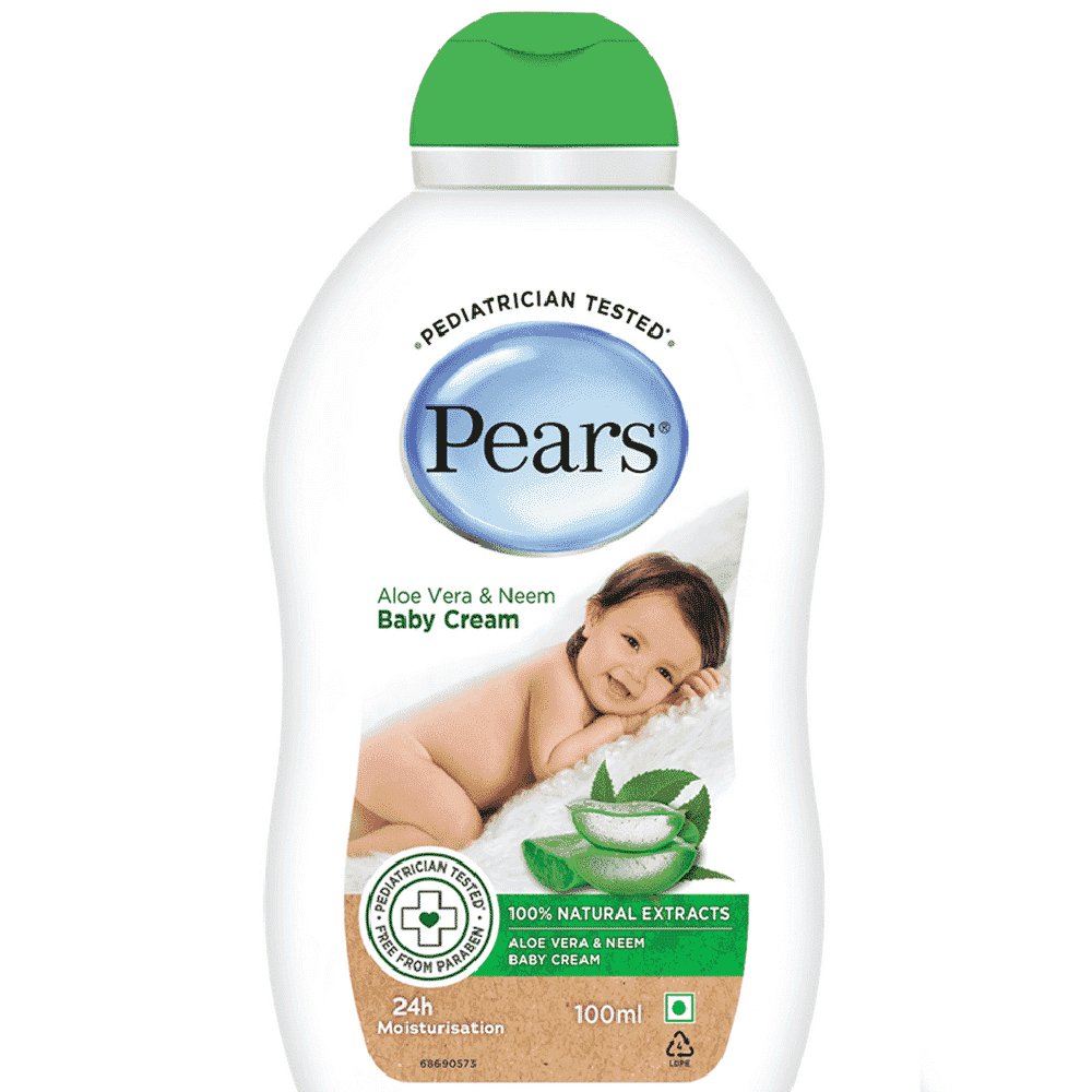 Pears Aloe Vera & Neem Baby Cream, 100ml - ShopXonline
