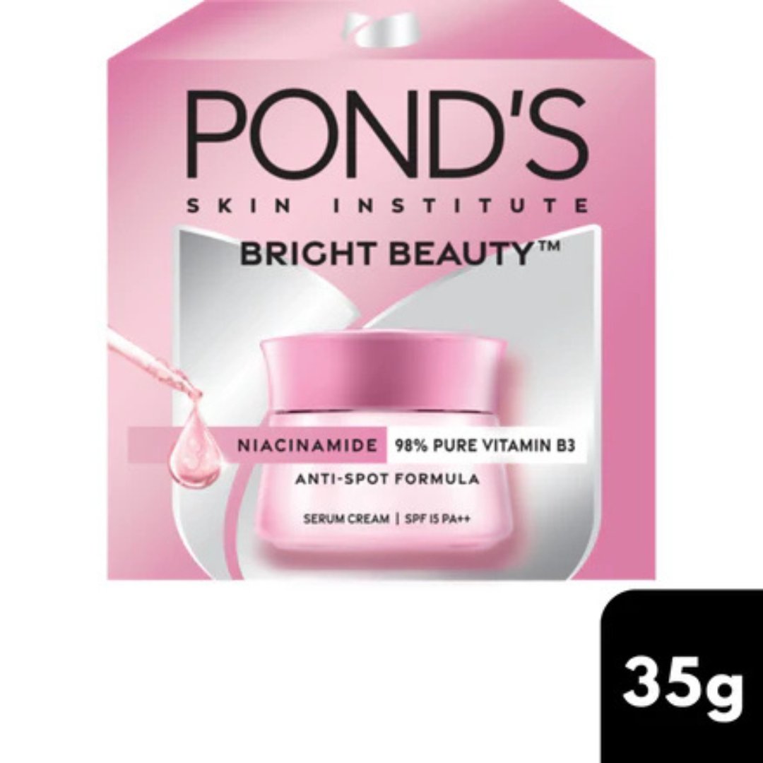 Pond's Skin Institute Bright Beauty Niacinamide 98% Pure Vitamin B3 Serum Cream 35g - ShopXonline