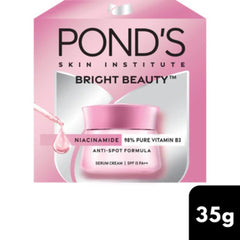 Pond's Skin Institute Bright Beauty Niacinamide 98% Pure Vitamin B3 Serum Cream 35g - ShopXonline