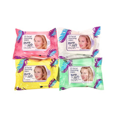 PURE & SOFT CLEANSING WIPES 25 wipes - ShopXonline
