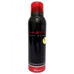 Rasasi Chastity Pour Homme Deodorant Body Spray - 200ml - ShopXonline