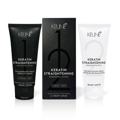 Keune Keratin Straightening Rebonding System - 100mlx2 ( Strong Fort )