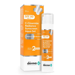 The Derma Co C-Cinamide Radiance Sunscreen Aqua Gel 50g SPF 50 sunscreen Sri Lanka | ShopXonline