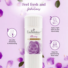Enchanteur Perfumed Talc, Alluring, 250g