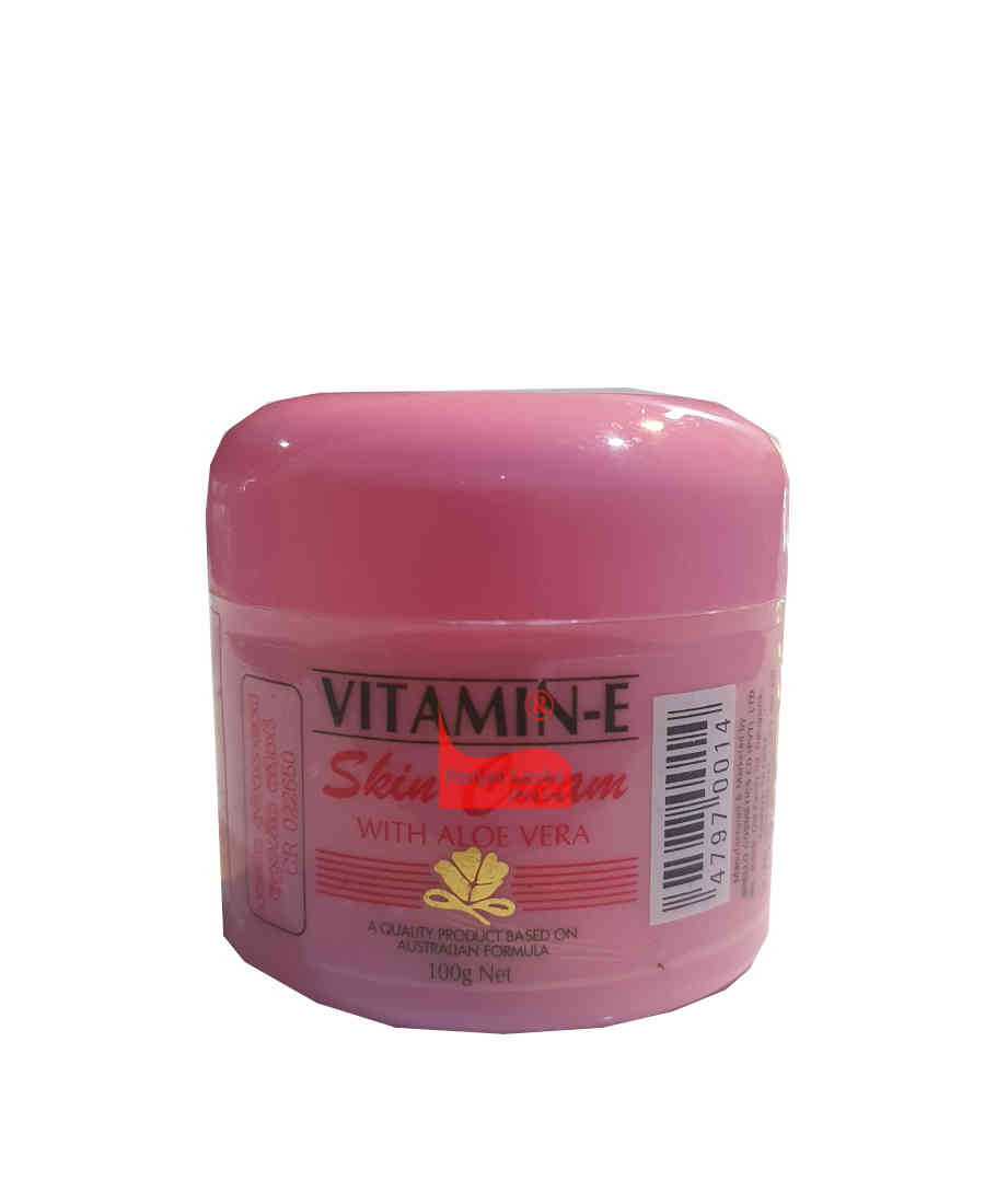 Shello Vitamin E Skin Cream With Aloe Vera - 100g - ShopXonline