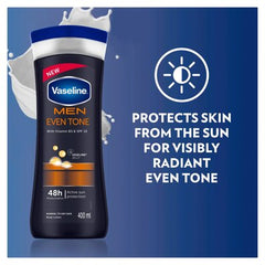 Vaseline Men Even Tone Repairing Moisture Body Lotion 400ml