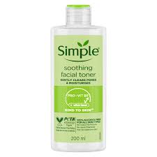 Simple Kind To Skin Soothing Facial Toner 200ml - ShopXonline