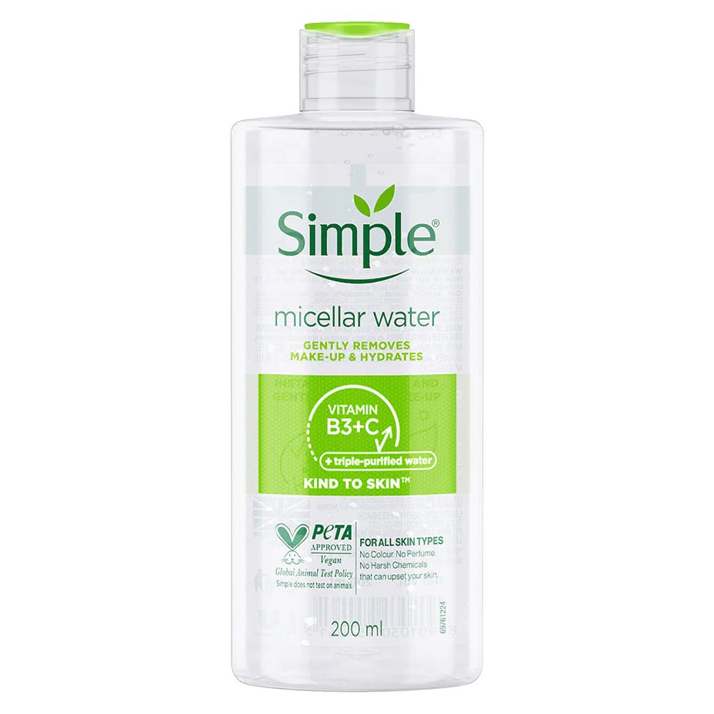 Simple Micellar Water Make - Up Remover - 200ml - ShopXonline