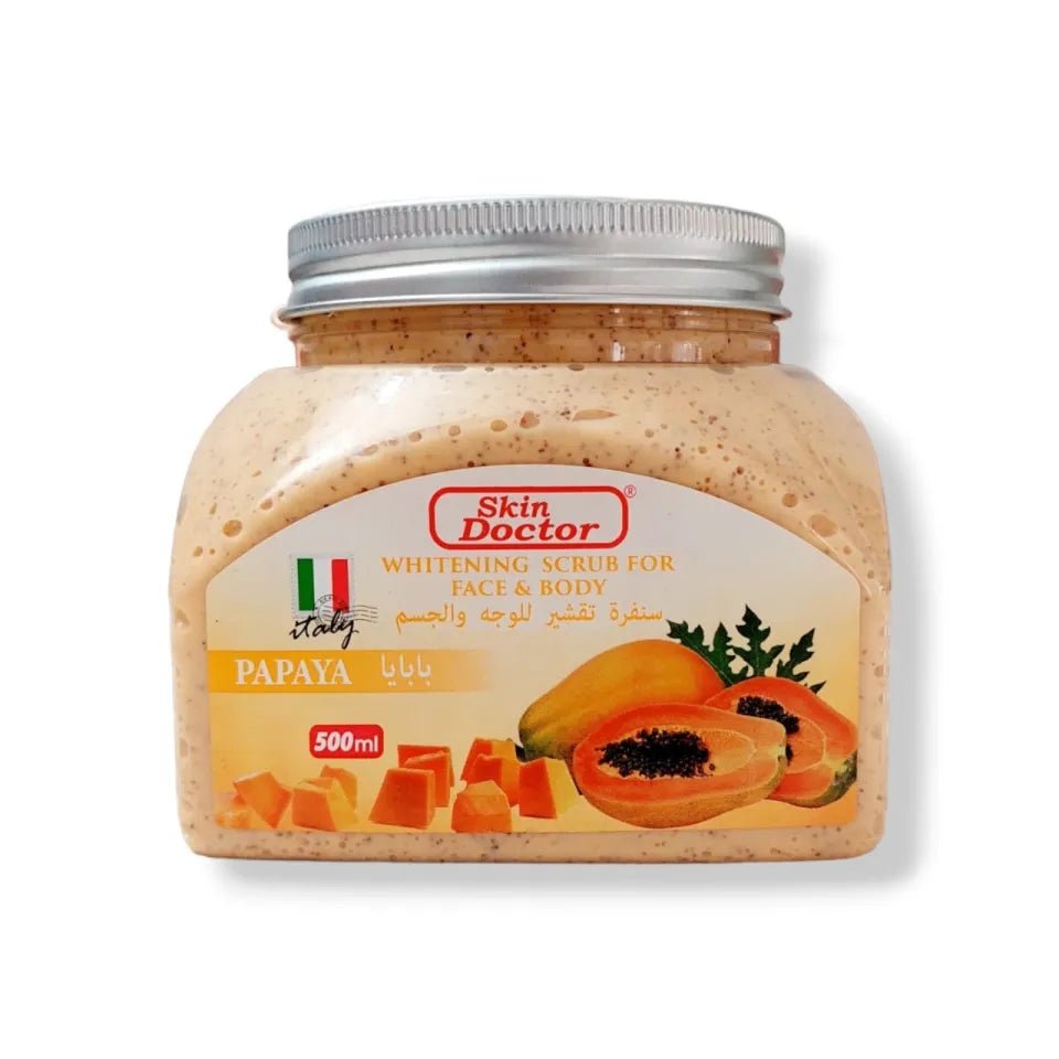 Skin Doctor Papaya Whitening Scrub 500ml - ShopXonline