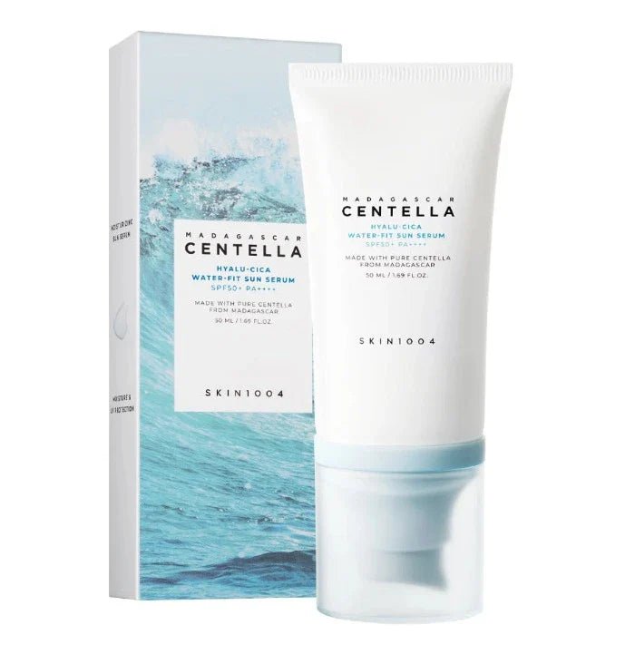SKIN1004 Madagascar Centella Hyalu - Cica Waterproof Sunscreen Serum SPF 50+ 50 ml - ShopXonline