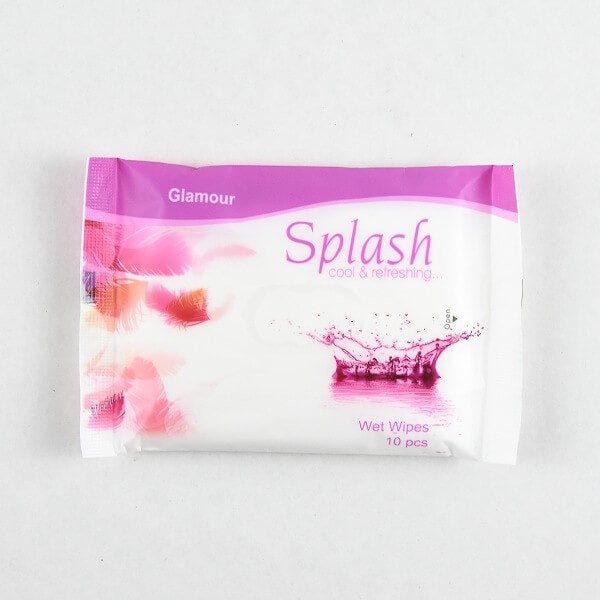 Splash Glamour Wet Wipes 10s - ShopXonline