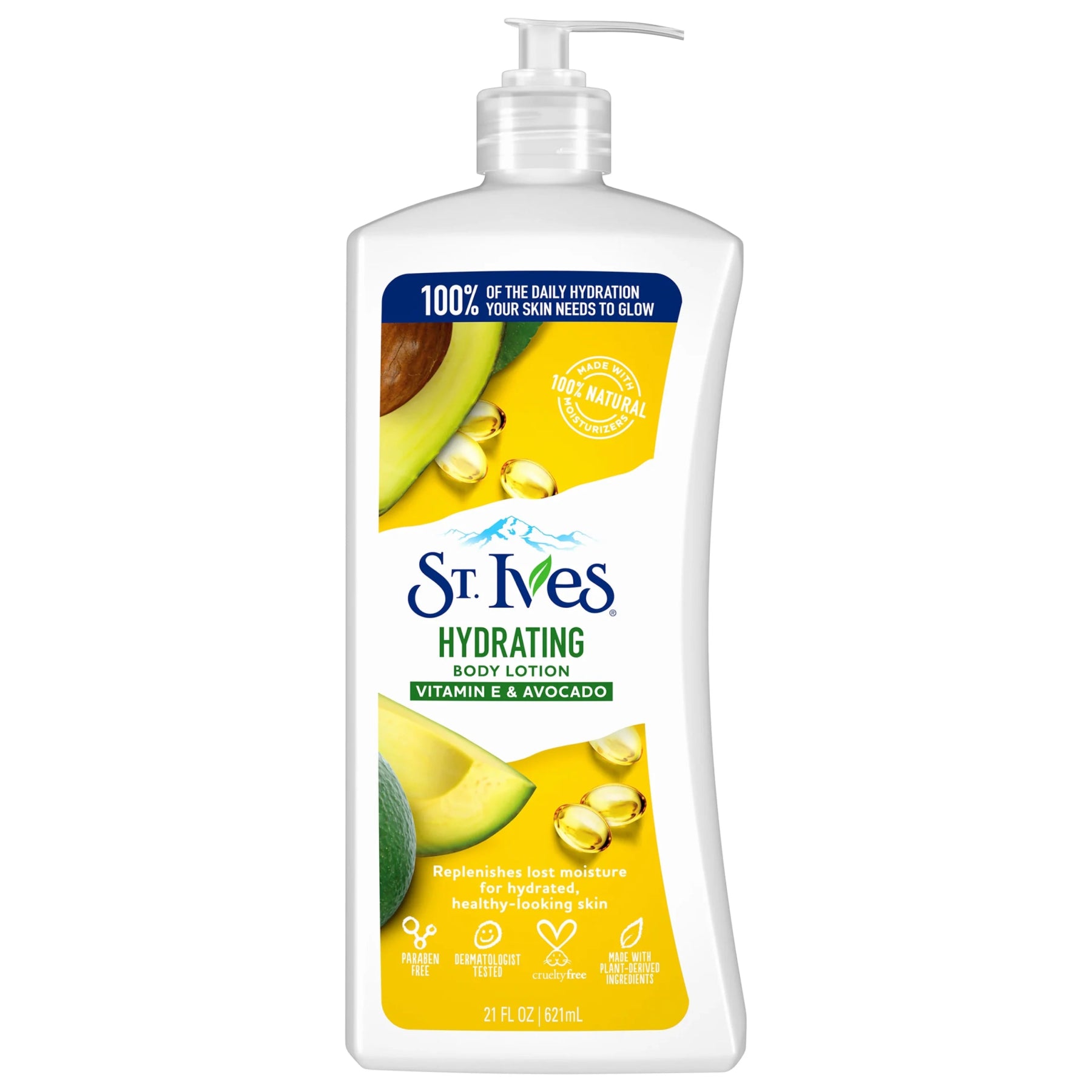 St Ives Hydrating Body Lotion - 621ml - ShopXonline