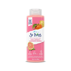 St Ives pink lemon and mandarin orange exfoliating body wash 650ml - ShopXonline