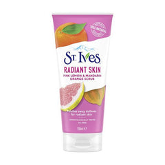 St Ives Radiant Skin Pink Lemon And Mandarin Scrub - 170g - ShopXonline