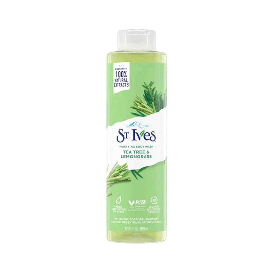 St Ives Tea Tree And Lemon Grass Body Wash - 650ml - ShopXonline