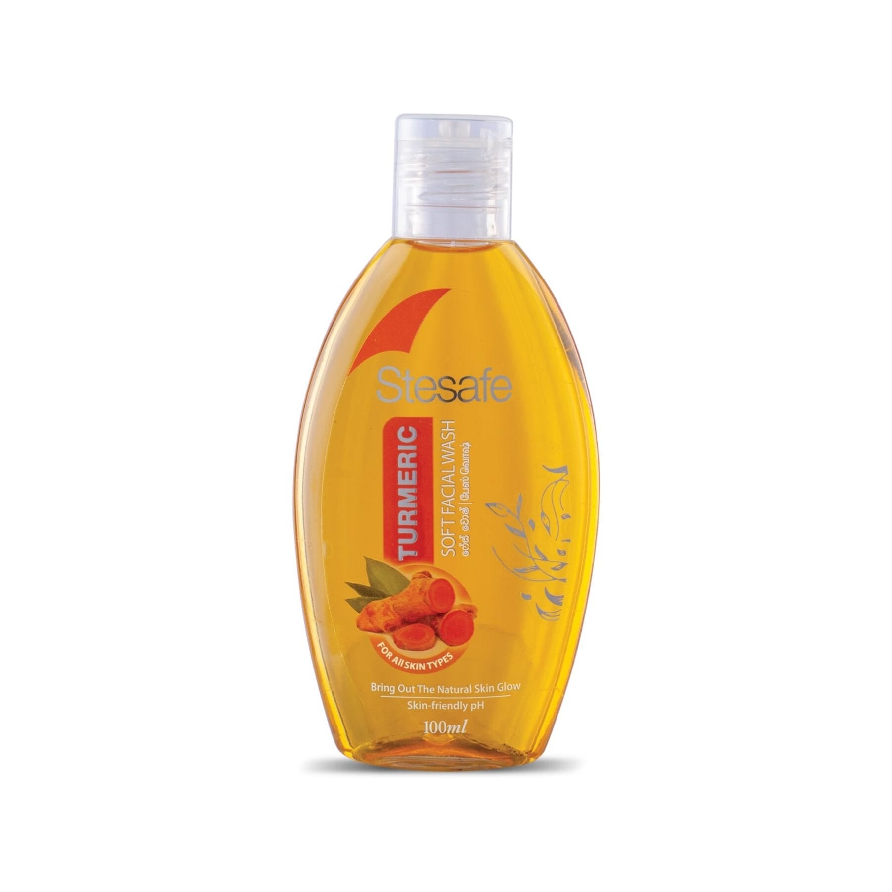 Steasafe Turmeric Soft Face Wash - 100ml - ShopXonline