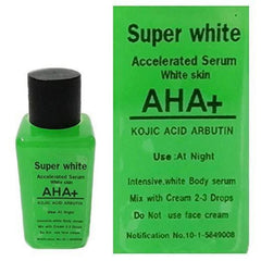 Super White AHA+ Kojic Acid Arbution Night Serum 30ml - ShopXonline