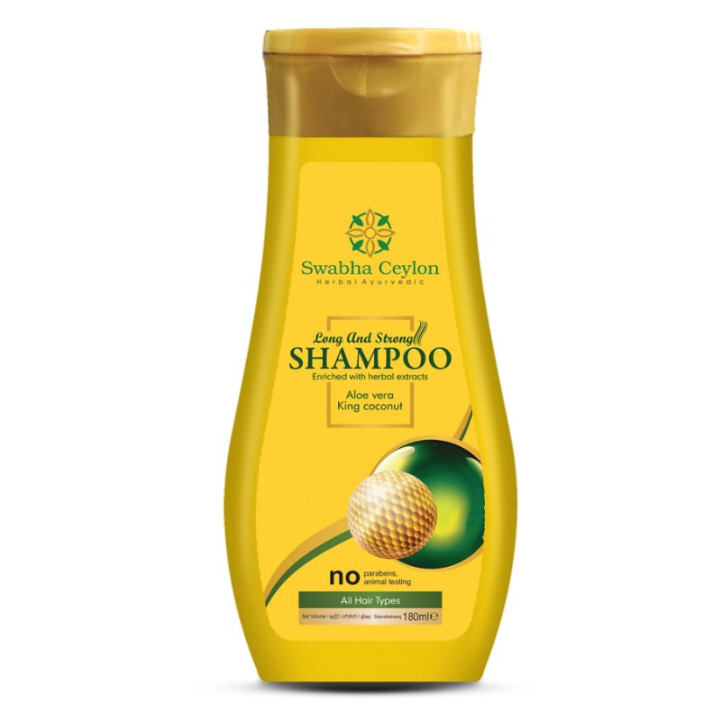 Swabha Ceylon Long and Strong Shampoo - 80ml - ShopXonline