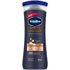 Vaseline Men Even Tone Repairing Moisture Body Lotion 400ml - ShopXonline