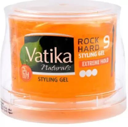 Vatika rock hard 9 extreme hold styling hair gel 250ml - ShopXonline