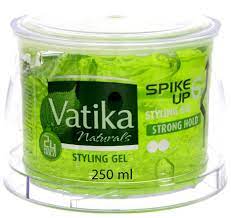 Vatika spike up 6 strong hold styling hair gel 250ml - ShopXonline