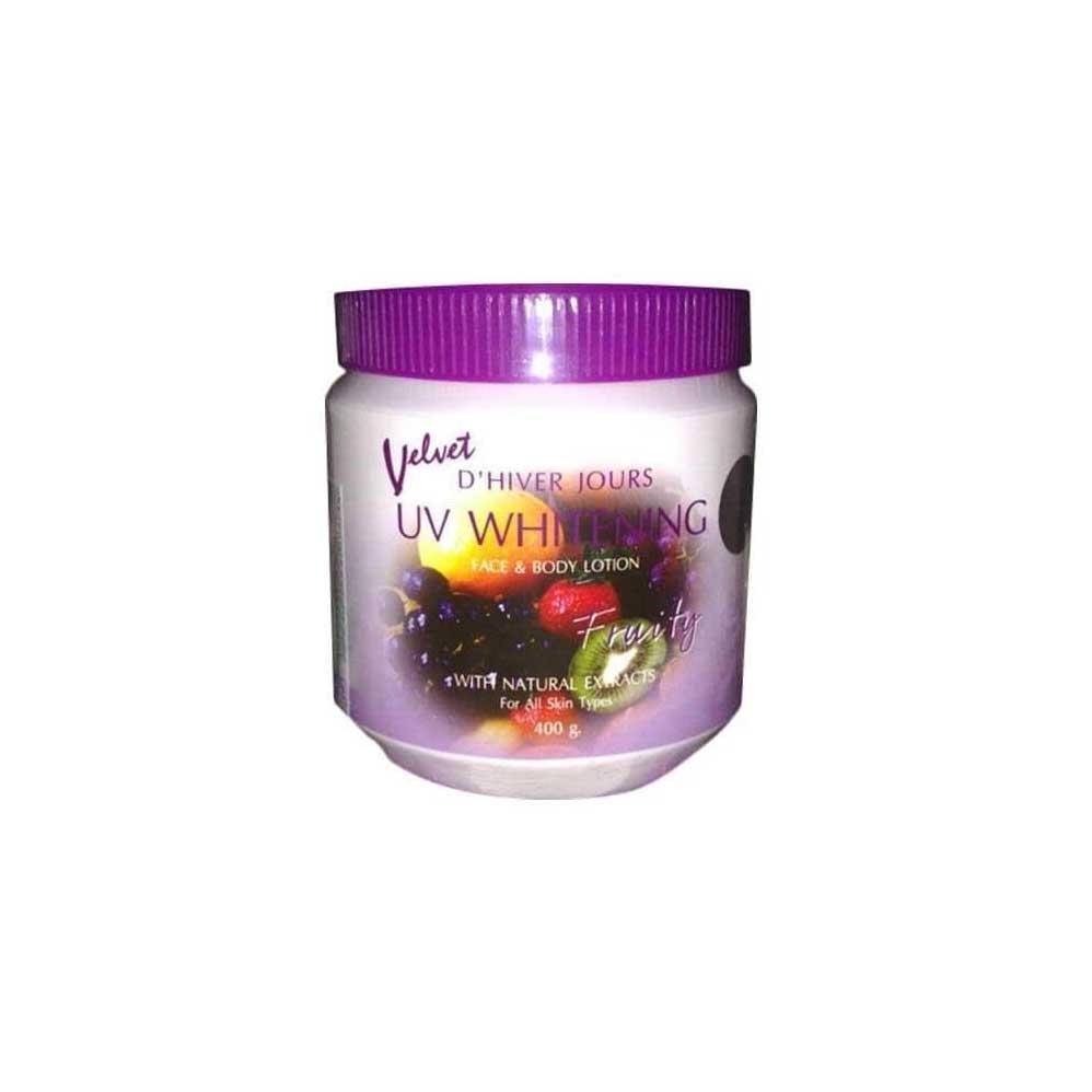 Velvet D'Hiver Jours Fruity Uv Whitening Face And Body Lotion - 400g - ShopXonline