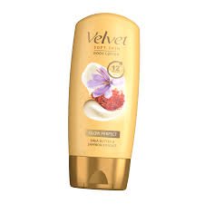 Velvet Soft Skin Body Lotion Glow Perfect Shea Butter & Saffron Extract 200ml - ShopXonline