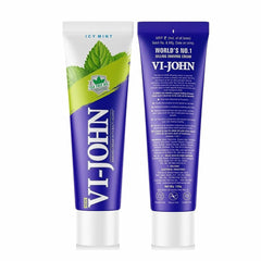 Vi - John Mint Shaving Cream For Men | Enriched With Tea Tree Essential Oil - 125gm - ShopXonline