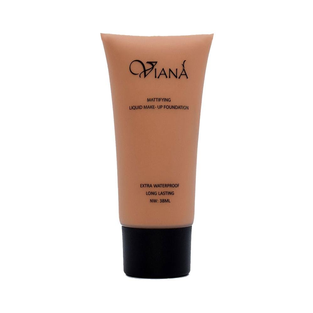 Viana Mattifying Liquid Make - Up Foundation natural shell V 18 - 38ml - ShopXonline