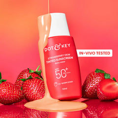 Dot & Key Strawberry Dew Tinted Sunscreen, In-Vivo Tested SPF 50+ PA++++ ( 50ml )