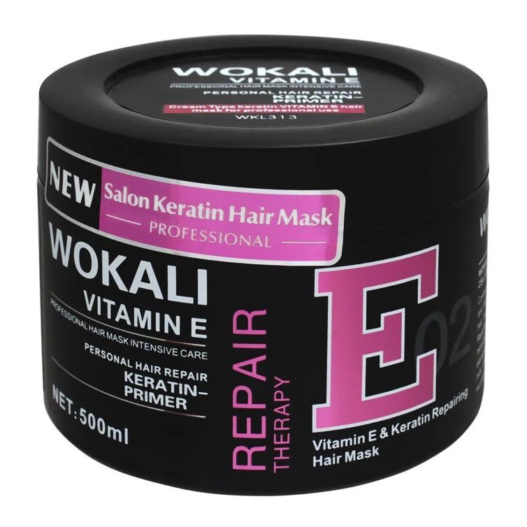 Wokali Vitamin E & Keratin Hair Mask 02 Repair Therapy 500ml - ShopXonline