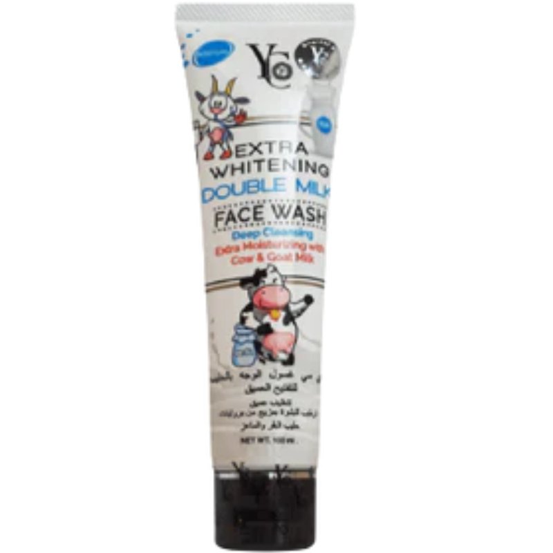 Yc Extra Whitening Double Milk Face Wash 100ml - ShopXonline